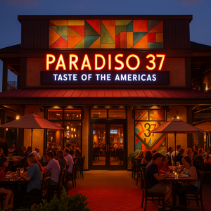 Casal aprecia coquetéis no Paradiso 37