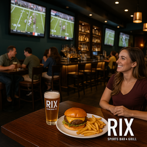 A basket of French fries loaded with cheese, chives and ranch dressing