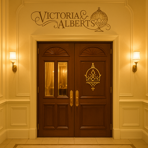 Um Toothfish Bamboo Sambal coberto com folhas verdes e cogumelos