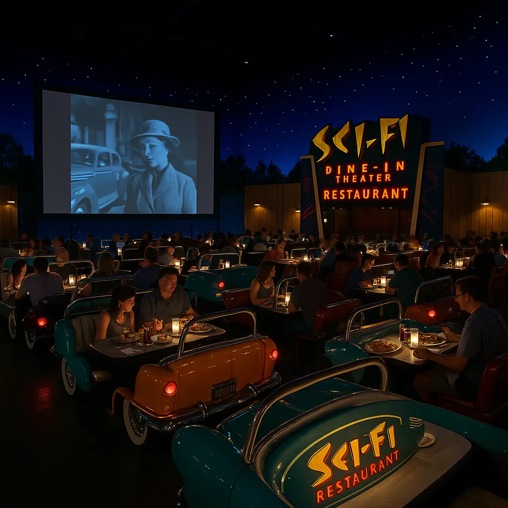 Sci-Fi Dine-In Theater Restaurant